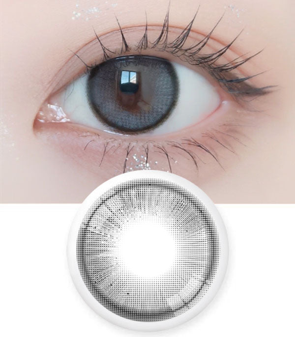  ANN ash gray color contacts