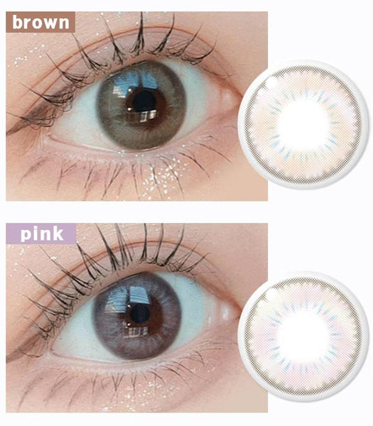 1DAY 20Lenses moonlight contacts misty brown pink fantasyicon