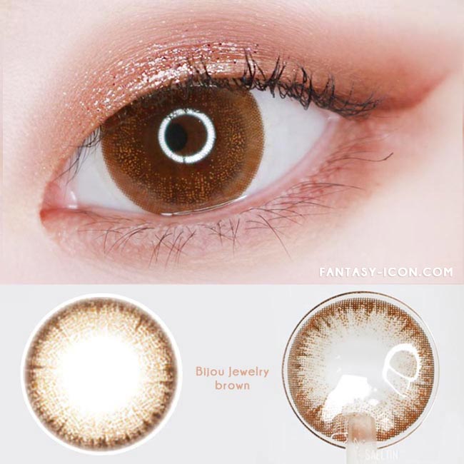  Colored Contacts Bijou Jewelry Brown - Circle Lenses 2