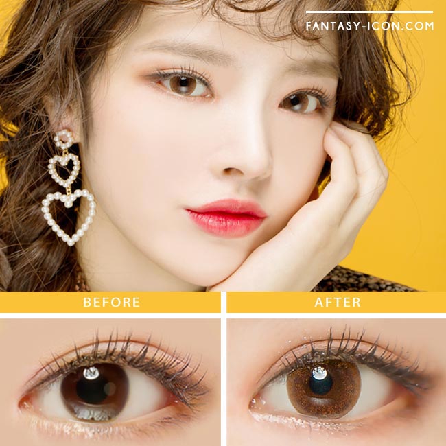  Colored Contacts Bijou Jewelry Brown - Circle Lenses 3