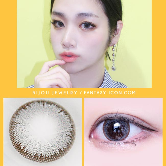 Colored Contacts Bijou Jewelry Grey - Circle Lenses 5