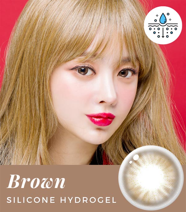 gng brown contacts Silicone hydrogel Lens