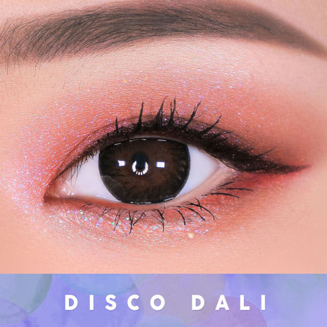 Disco Dali Brown Contacts | Black Lens