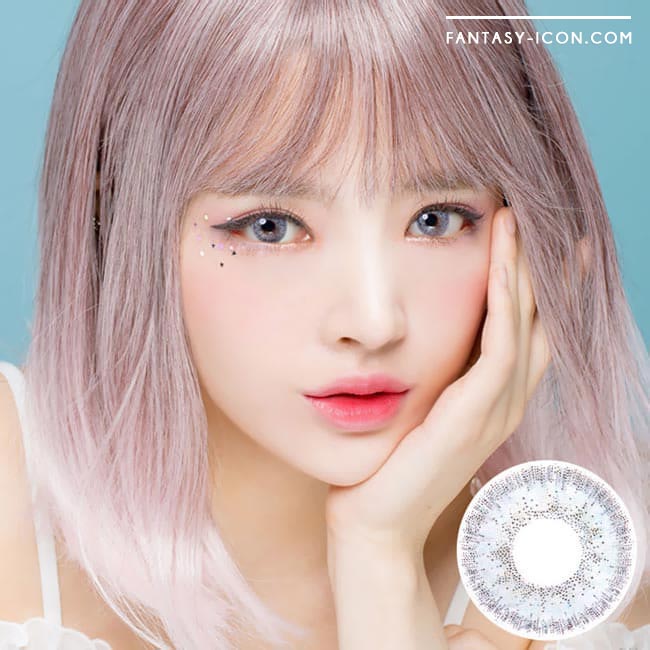 Colored Contacts Alice Dione Grey - Circle Lenses 1