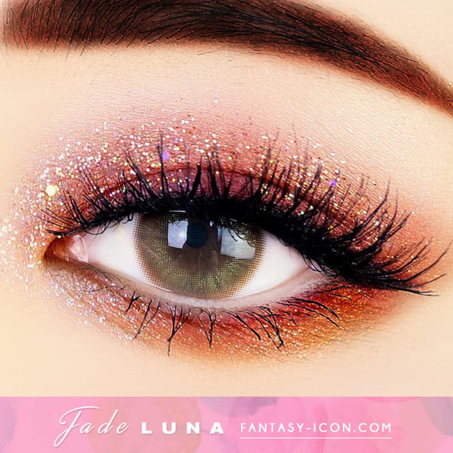 Jade Luna Brown Colored Contacts - Brown Lens eye