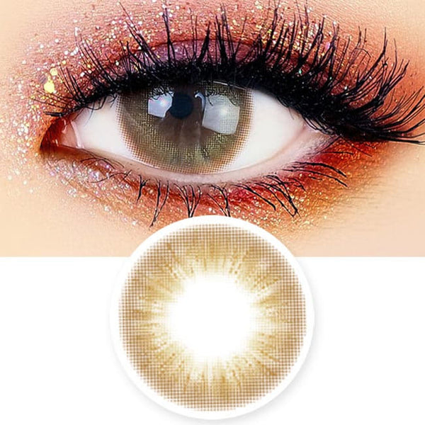Jade Luna Brown Colored Contacts - Circle Lens