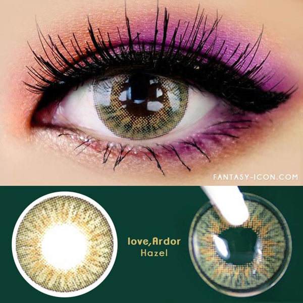 Love Ardor Hazel Brown Contacts UV Blocking Colored Contacts