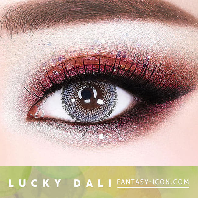 Lucky Dali Grey Colored Contacts for Hperopyia - eyes 1