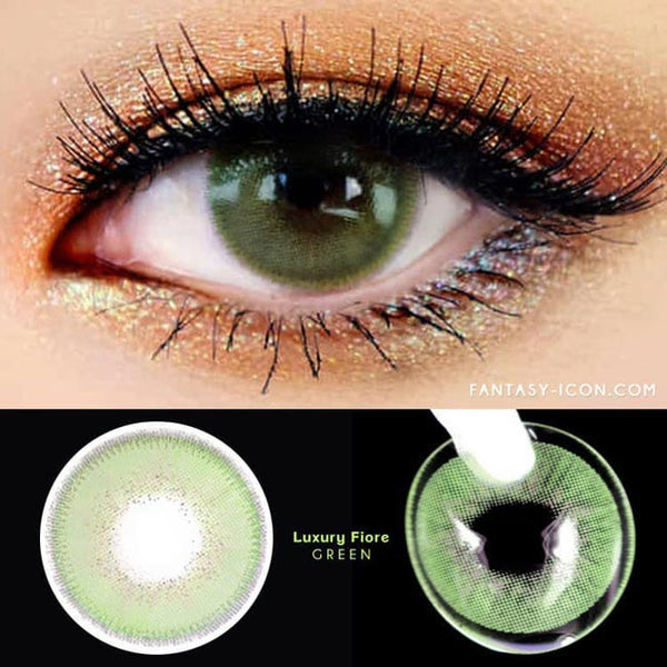 Luxury Fiore Green Contacts UV Blocking Colored Contacts fantasyicon