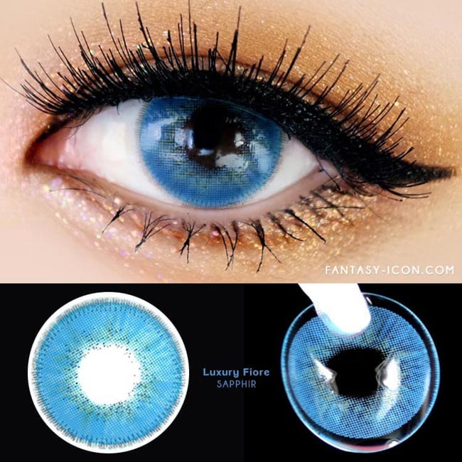 Innovision Luxury Sapphire Blue Contacts