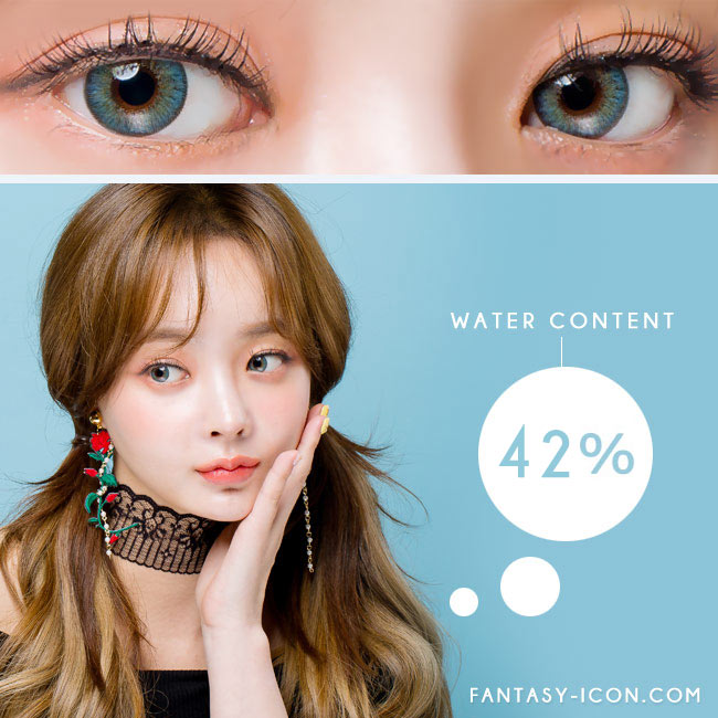 Colored Contacts For Astigmatism Moist Barbie 3 tone Blue Toric Lens - model