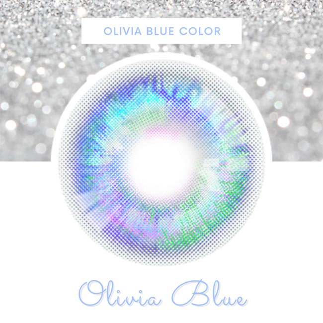Olivia 7 tone Blue contacts