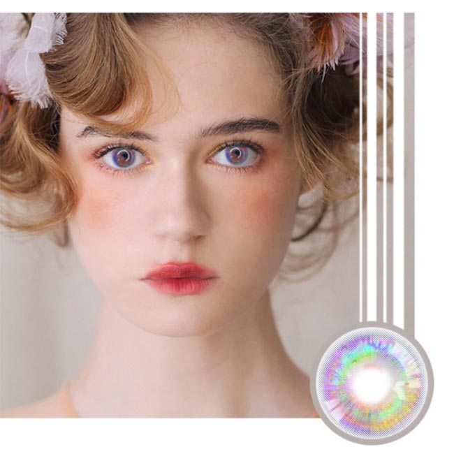 Pink contacts Halloween Natural Lenses
