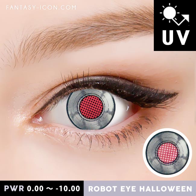 Robot Eye Contacts Halloween ( 2 lenses / 90 day )