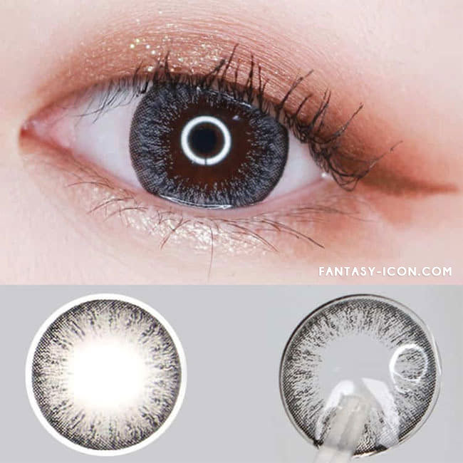 Colored Contacts Lucia Spark Grey - Circle Lenses 2