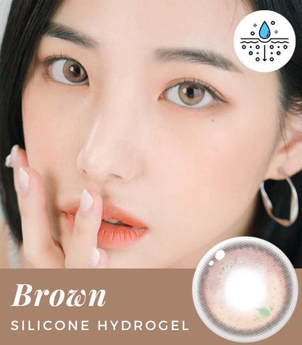 1DAY brown contacts 10 Lenses