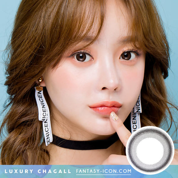 Colored Contacts for Hyperopia Luxury Chagall Black - farsightedness model