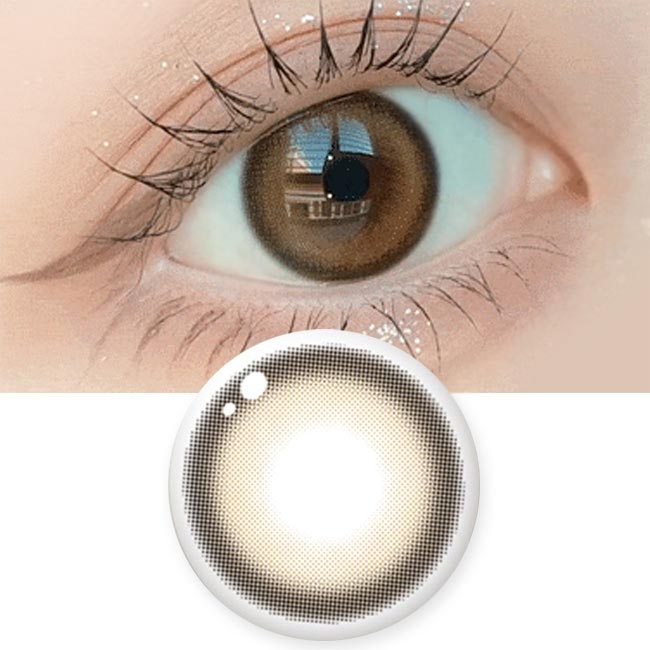Toric brown lens grace coco colored contacts for Astigmatism