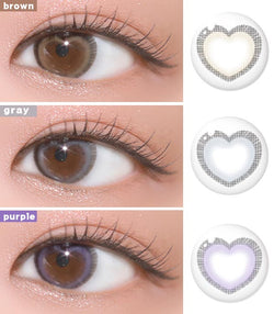 Heart contacts Silicone hydrogel Lens