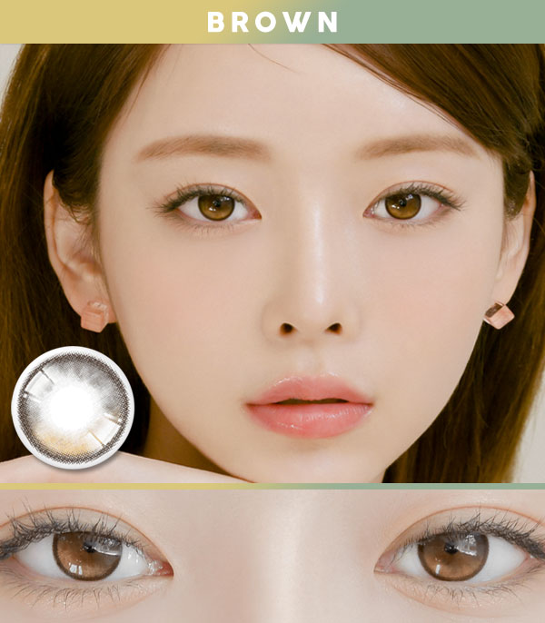 1DAY 10 Lenses Dream space brown contacts Planet