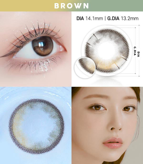 1day space brown contacts mpc
