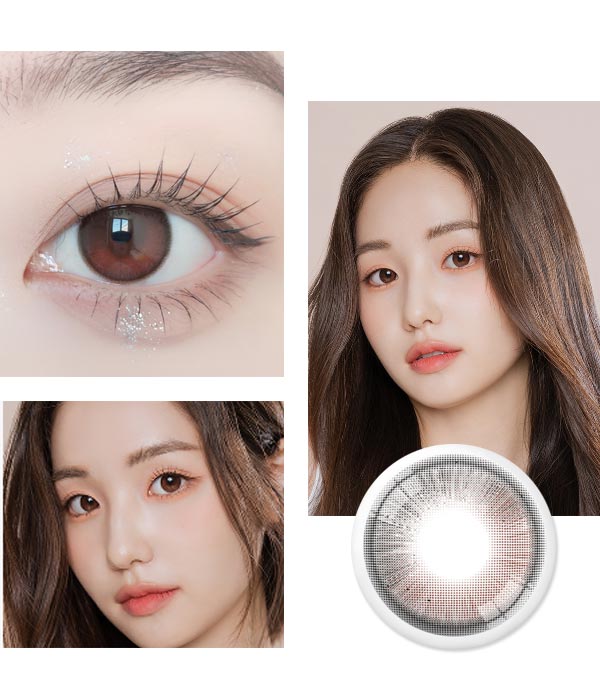 ANN brown choco color contacts Chocolate Brown