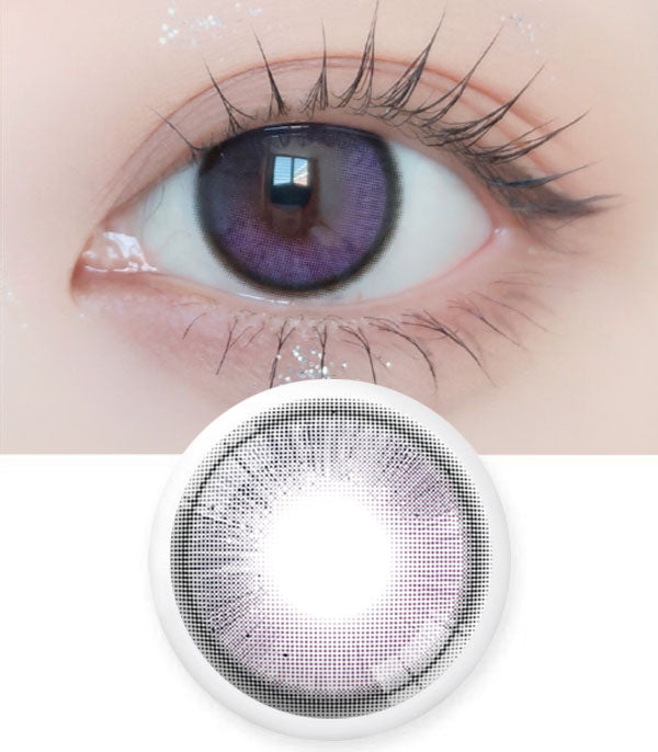 ANN pink violet color contacts