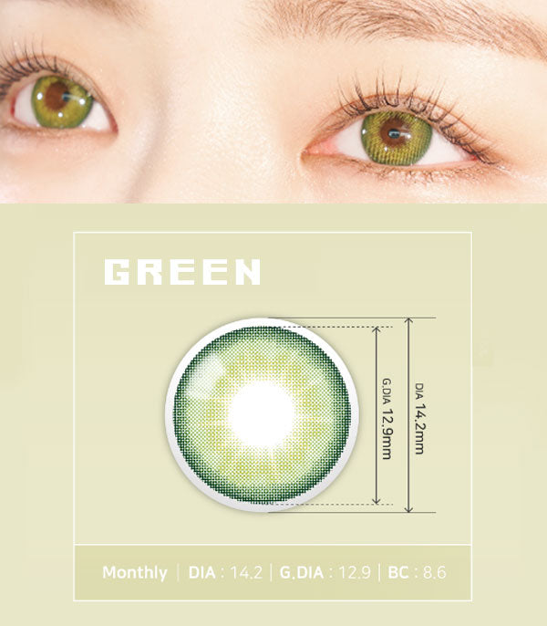  BCP green contacts