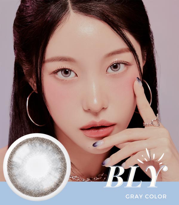 BLY gray color contacts blurry monthly