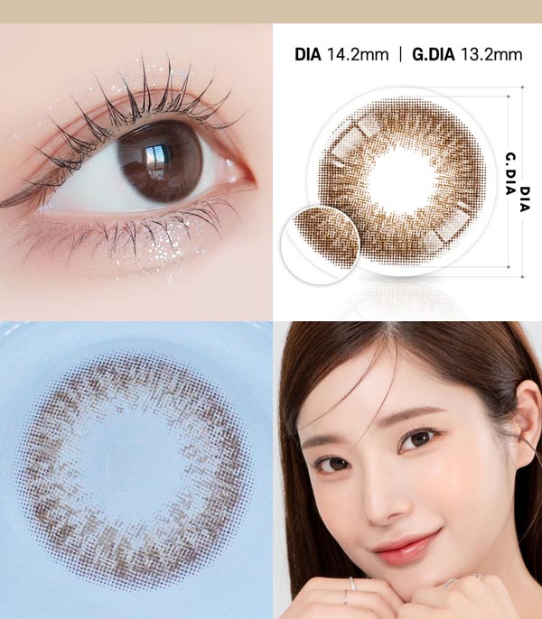 Cindy brown color contacts