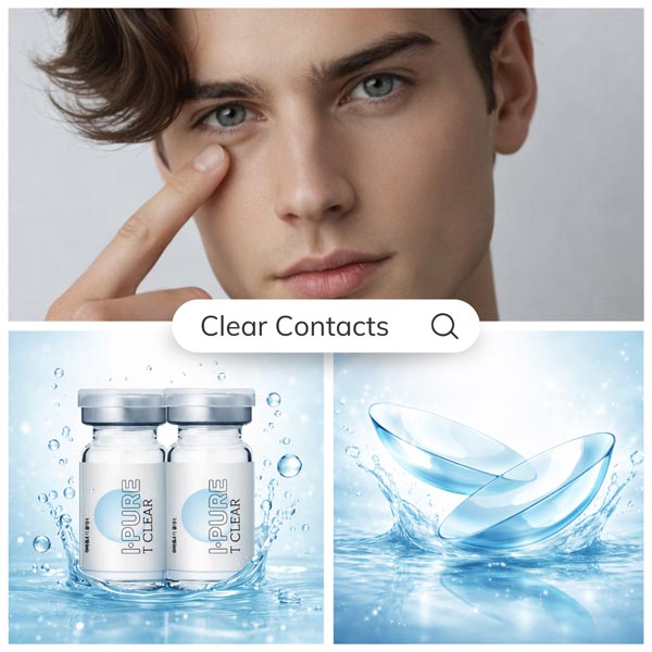 Clear Contacts Comfortable Vision Daily Wear