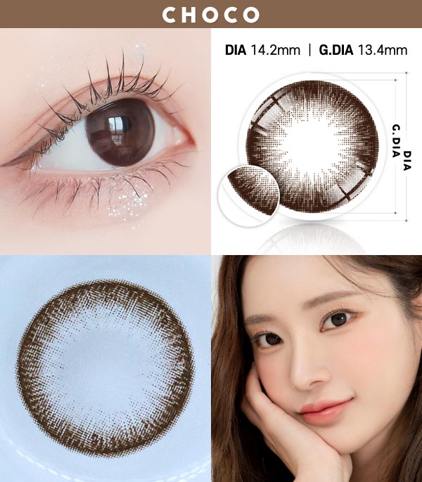  Cocoa brown contacts monthly Iwwiny
