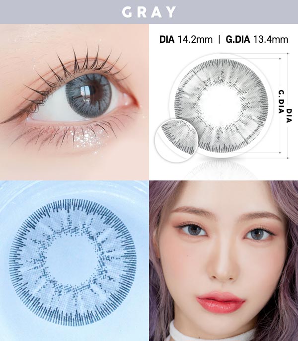 Diva gray contacts MPC color lens