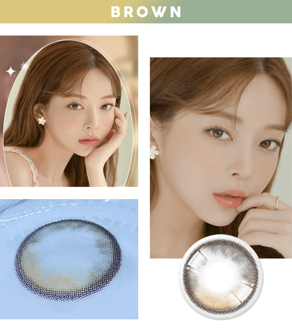 Dream space brown contacts Silicone hydrogel Planet Space