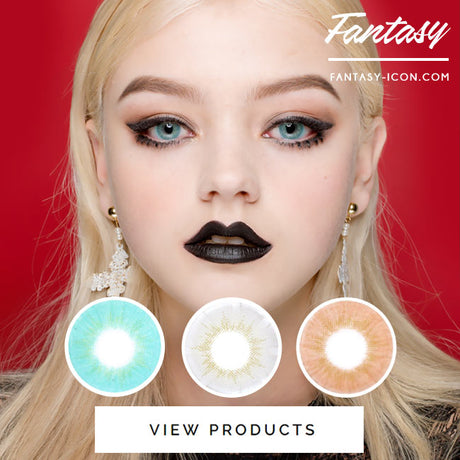 Fireball Devil Eye Cosplay Colored Contacts - Colored Contact Lenses