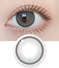 GNG Coco cherry gray contacts Silicone hydrogel