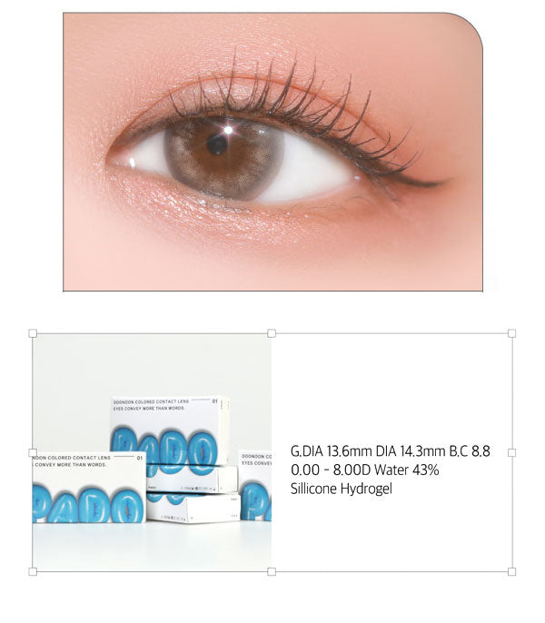 GNG Newwave brown color contacts Pado