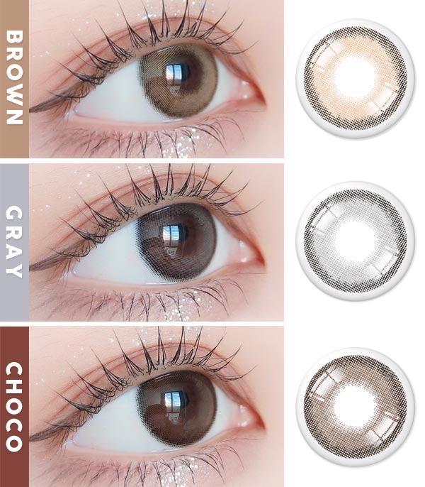 Gabby brown gray choco contacts