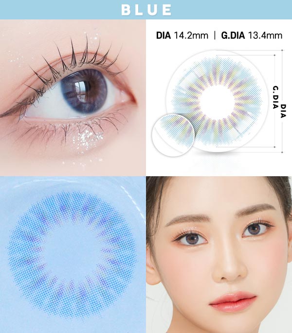 Harmony blue contacts Silicone hydrogel