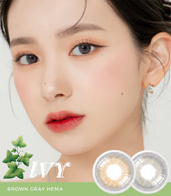 Ivy brown gray contacts Romantic monthly