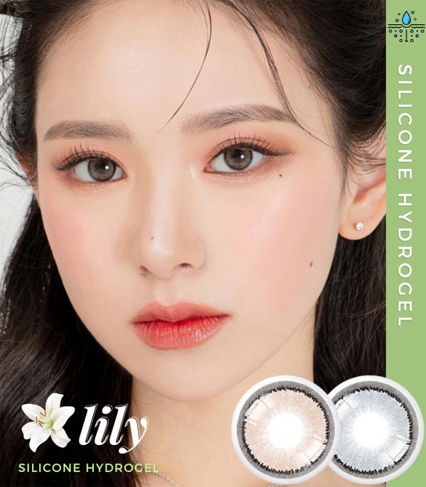 Lily brown gray contacts Sharing monthly
