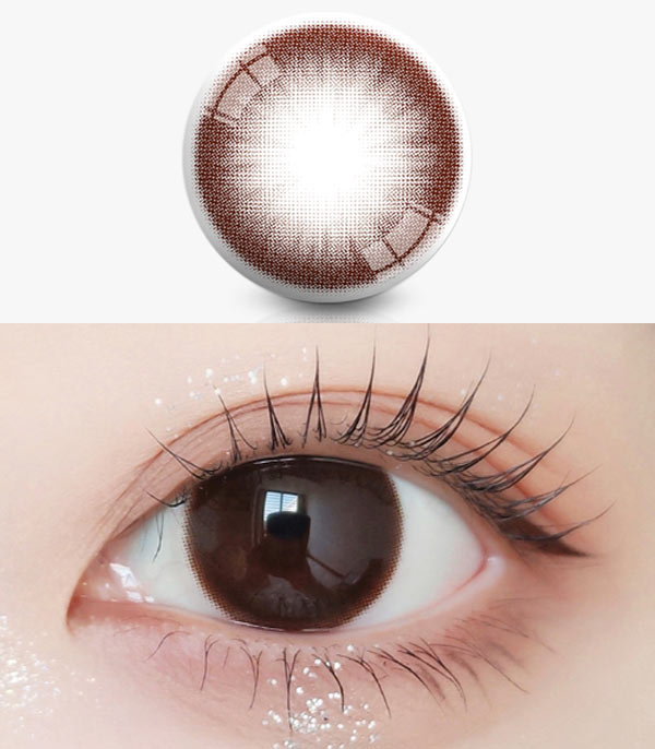 Mega Dreamy choco brown Contacts