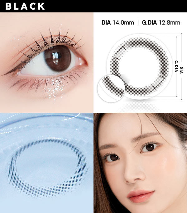 Perfect natural brack contacts 4 lenses