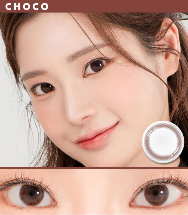 Perfect natural Chocolate Brown Colored Contacts 