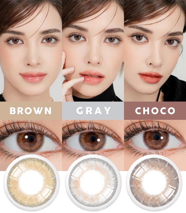 Rara brown gray choco contacts 4 Lenses – fantasy-icon