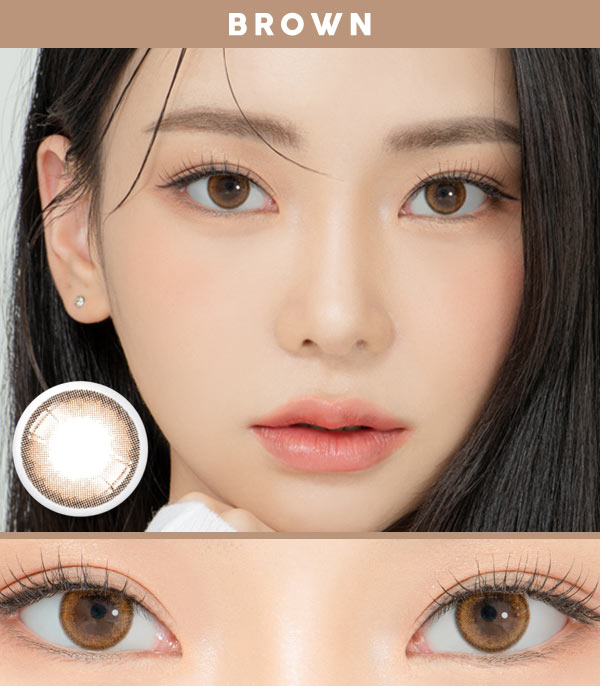 Secret brown color contacts