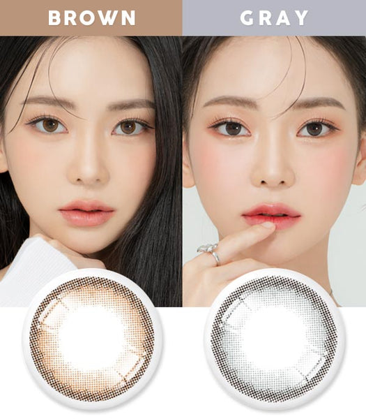 Secret brown gray contacts 4 Lenses – fantasy-icon