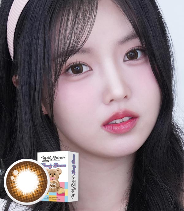 Teddy Bear Lovely Brown Contact Lenses model 1