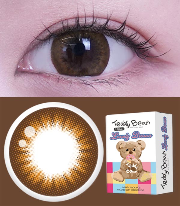 Teddy Bear Lovely Brown Contacts