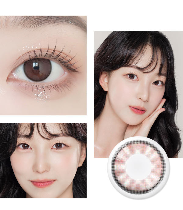 Toric choco brown colored beauty choco contacts for astigmatism velvety